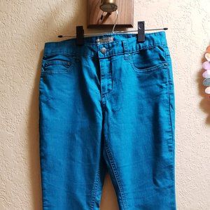 Free People, turquoise jeans Size 27